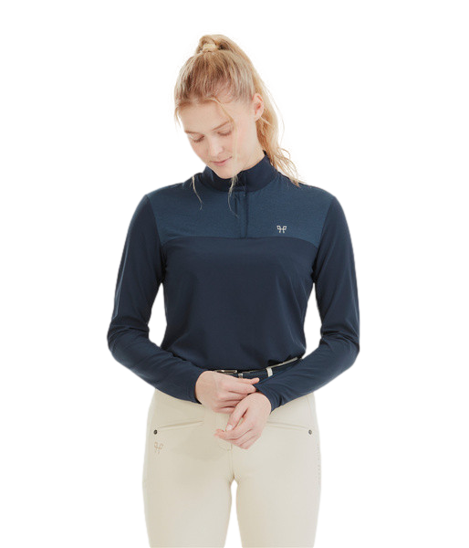 T-shirt Sunrise Horse Pilot feminina Marinho Azul-marinho