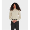 T-shirt Sunrise Horse Pilot feminina - Latté