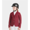 Casaco de competição Aerotech Horse Pilot menina - Vermelho escuro