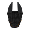 Touca GEM Mesh curta - Preto / Coral