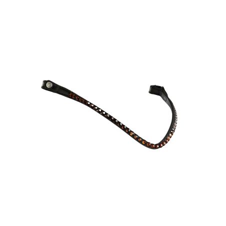 Frontal Montar Fair marrom cristal curvado