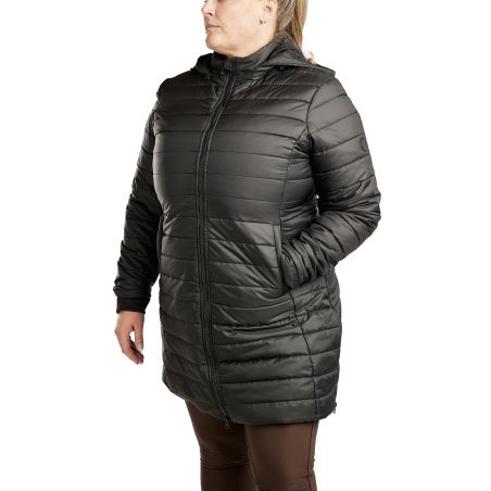 Casaco acolchoado longo Montar MoKately Curve feminino