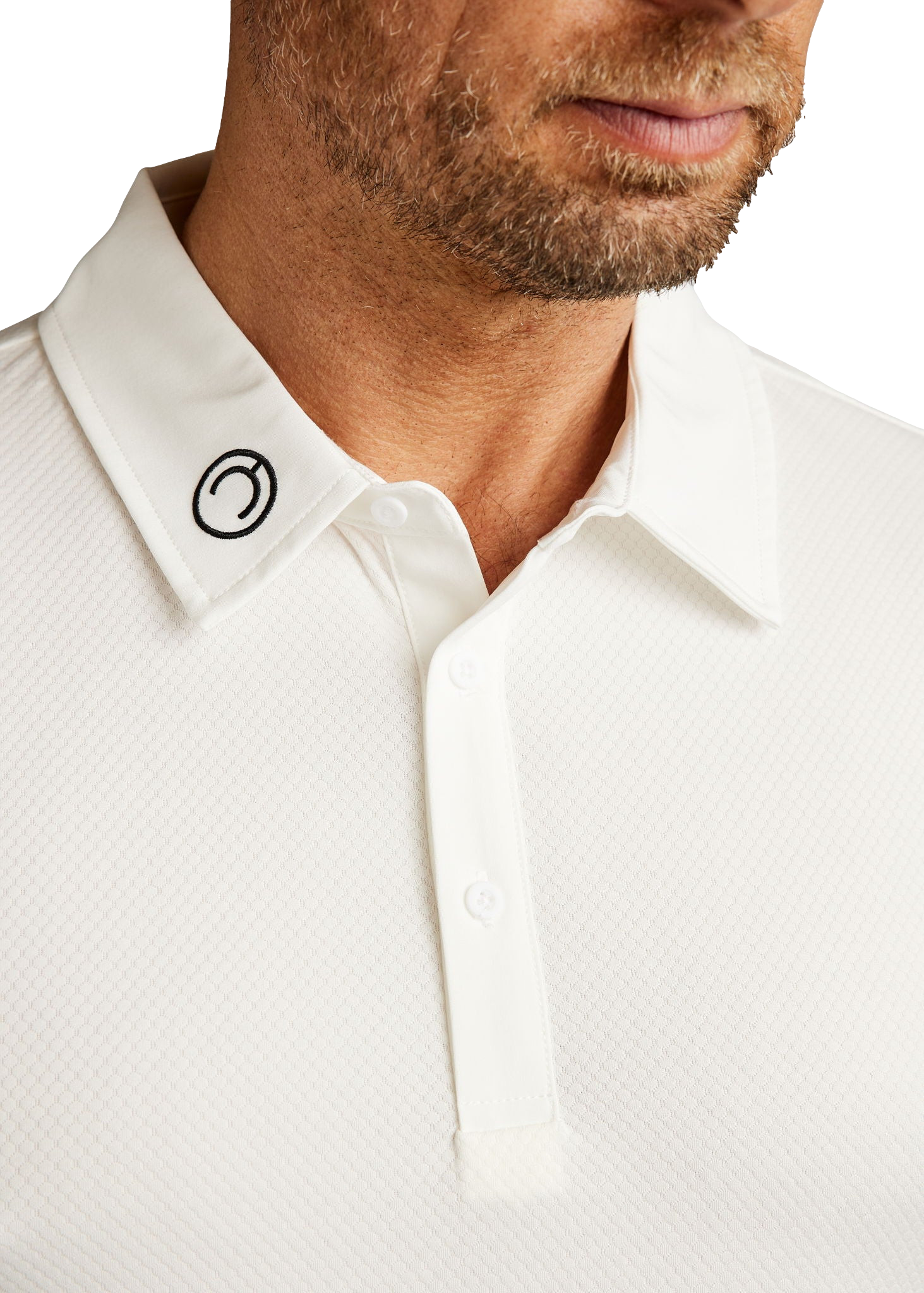 Polo de competição Montar MoWill estruturado feminino Branco