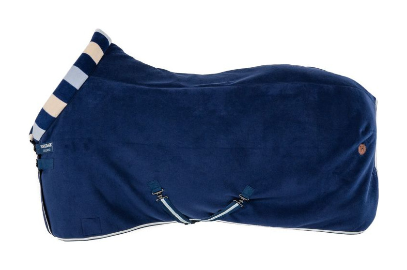 Manta polar Horseware Newmarket Cosy Fleece Cooler Marine witney Azul-marinho