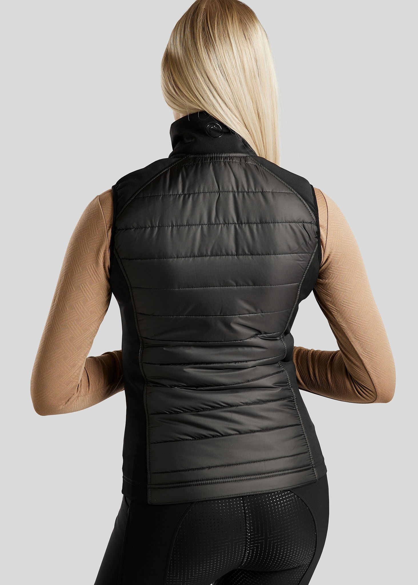 Colete acolchoado sem mangas Montar Emma feminino Colete acolchoado sem mangas Montar Emma feminino