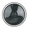 Roda de sulky Finn-Tack 28” Lux inoxidável com flanges em PVC (A peça) - Transparente