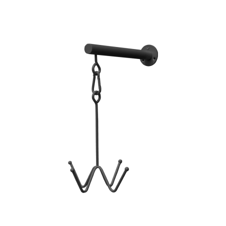 Suporte para cabeçada Grooming Deluxe 4 ganchos fixação na parede