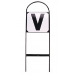 12 letras de adestramento Hippotonic em armação metálica