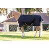 Cobertura Horseware Amigo 1200D Poney Turnout 250g - Preto / cinza titânio / prata