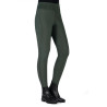 Legging HKM Jil cintura alta com assento completo em silicone - Verde-oliva