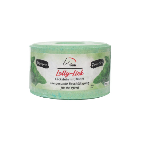 Bloco de sal HKM aromatizado Lolly Lick Menta