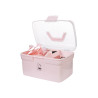 Conjunto de escovagem HKM Kids conjunto de 7 peças - Rosa