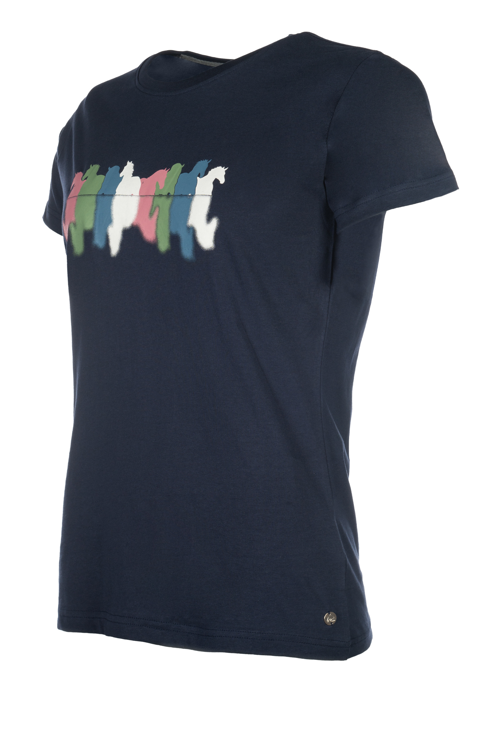 Camiseta HKM Mirror Azul escuro