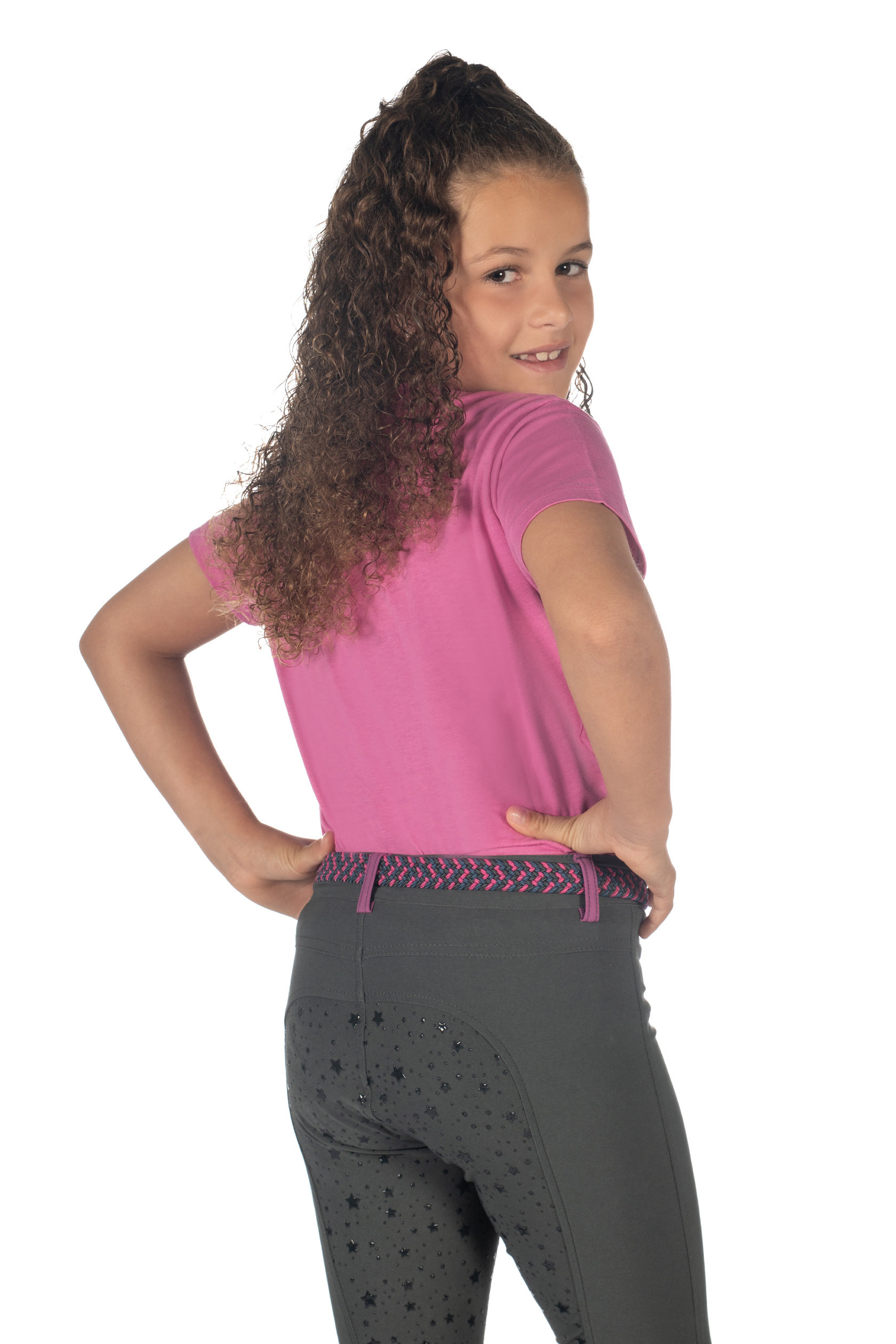 Camiseta HKM Sparkle Rosa Camiseta HKM Sparkle Rosa