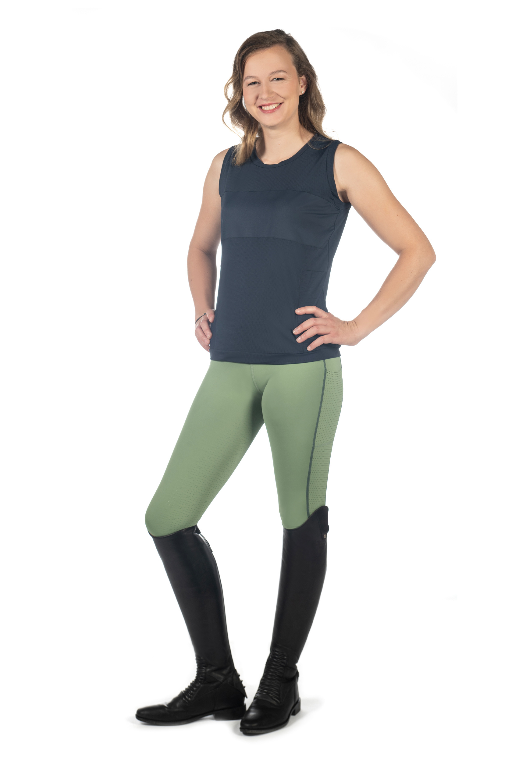 Top HKM Mila Azul escuro