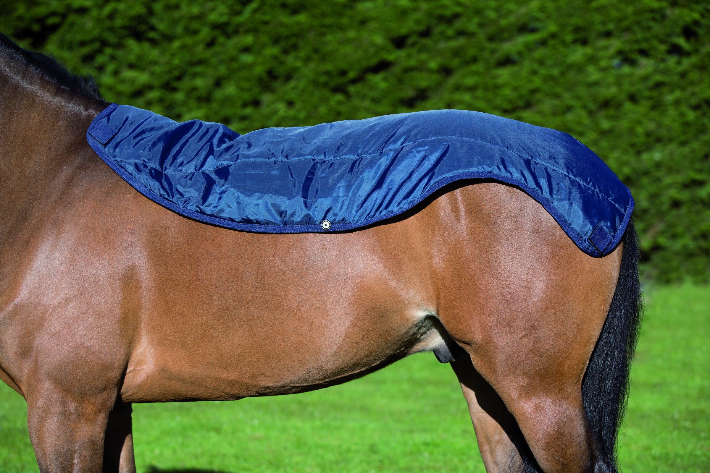 Capa Horseware Rambo Summer Series V-Front Marinho / cinza Azul