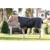Cobertura Horseware Rhino Wug Poney Turnout 250g VL - Preto / xadrez branco cinza