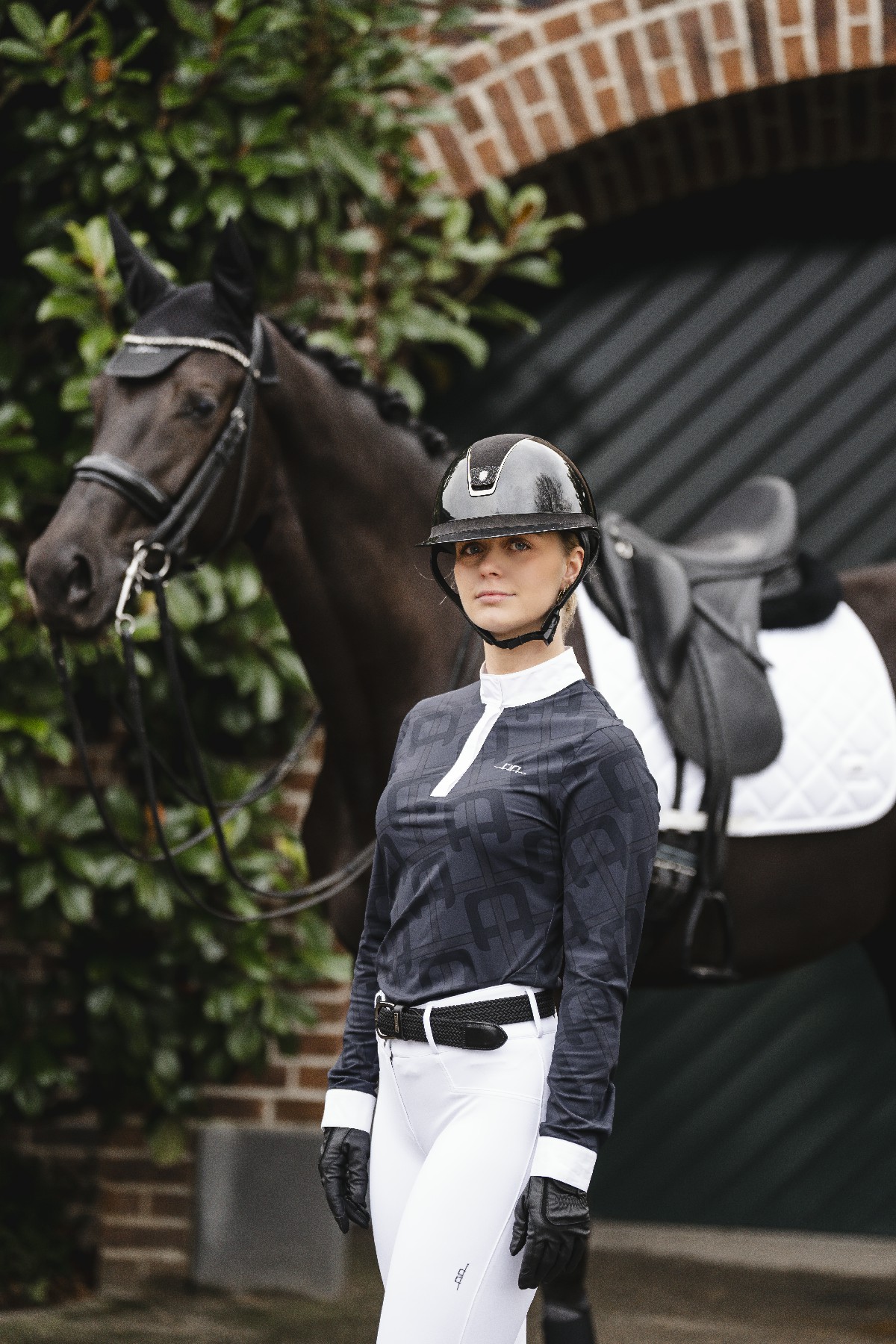Calça Horseware AA Allora com assento completo Branco