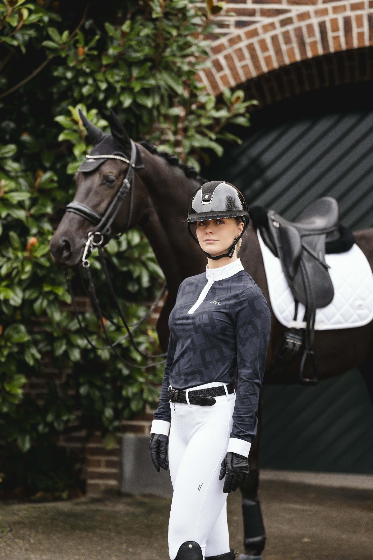 Calça Horseware AA Allora com assento completo Branco