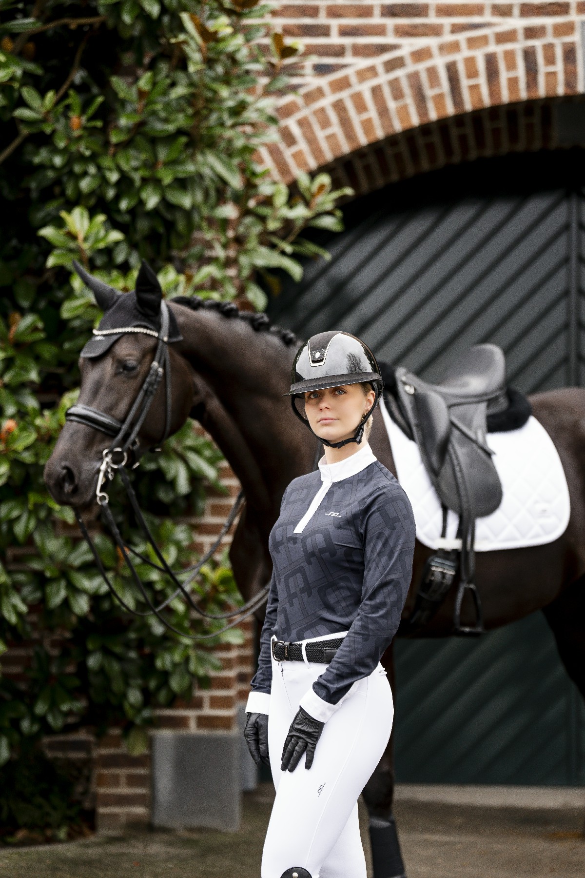 Calça Horseware AA Allora com assento completo Branco