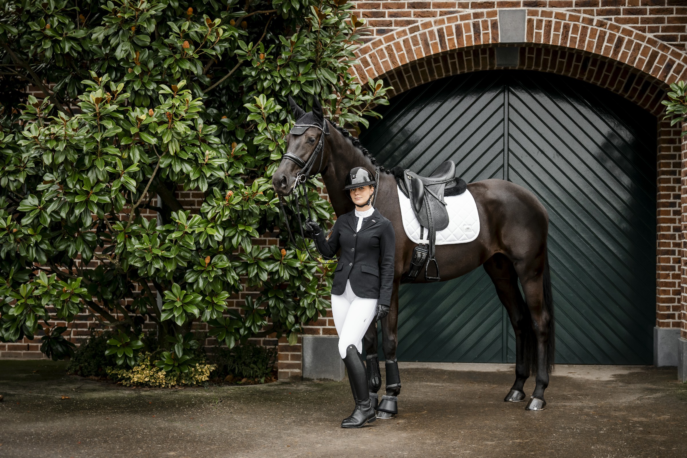 Calça Horseware AA Allora com assento completo Branco