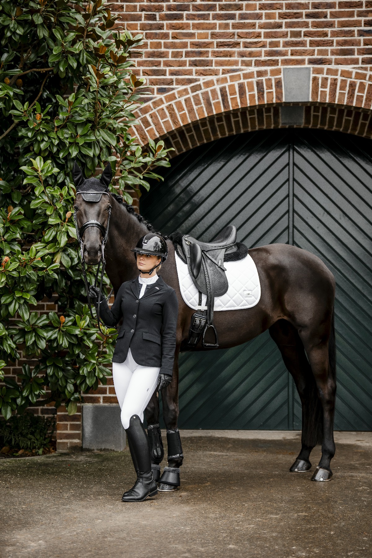 Calça Horseware AA Allora com assento completo Branco