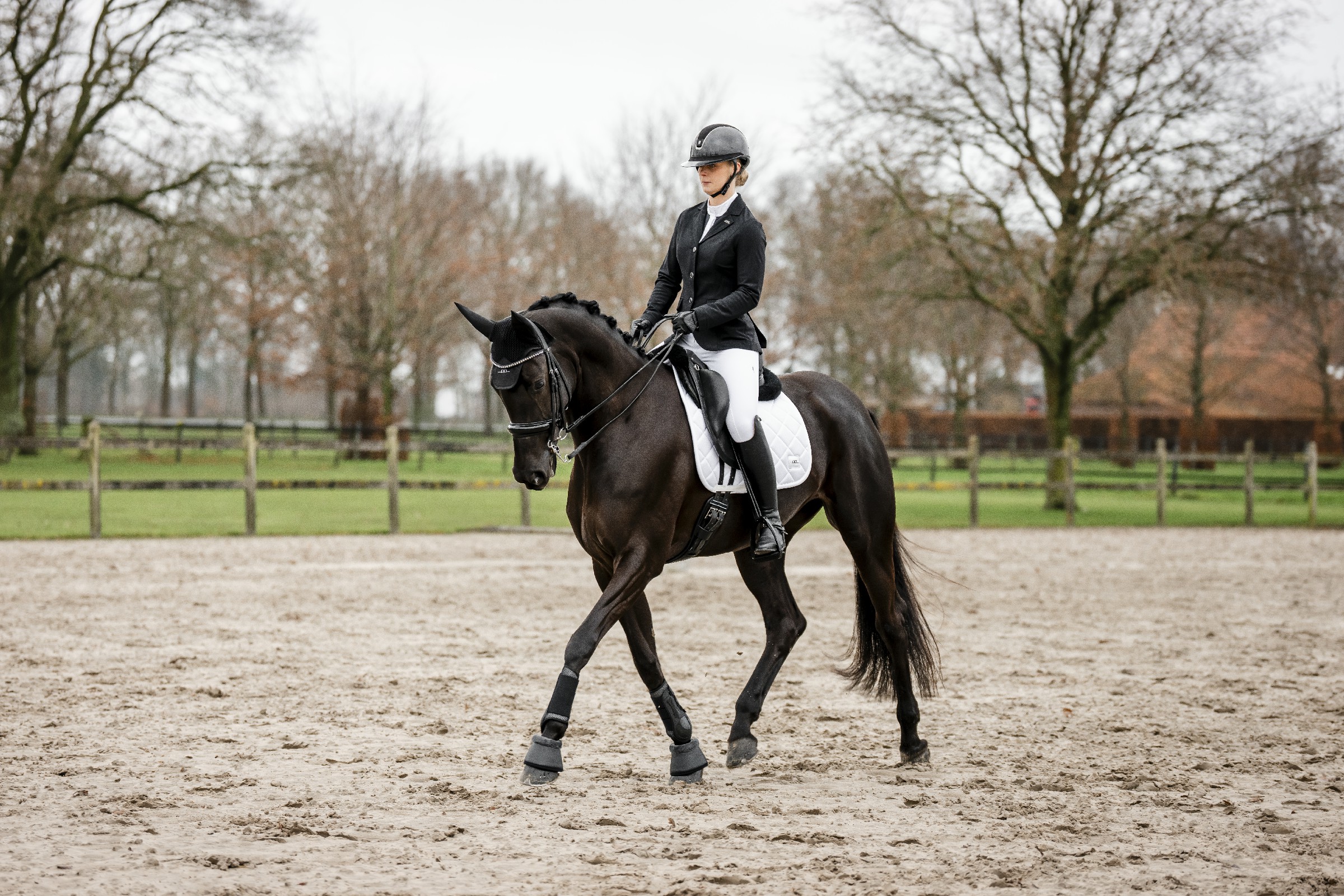 Calça Horseware AA Allora com assento completo Branco