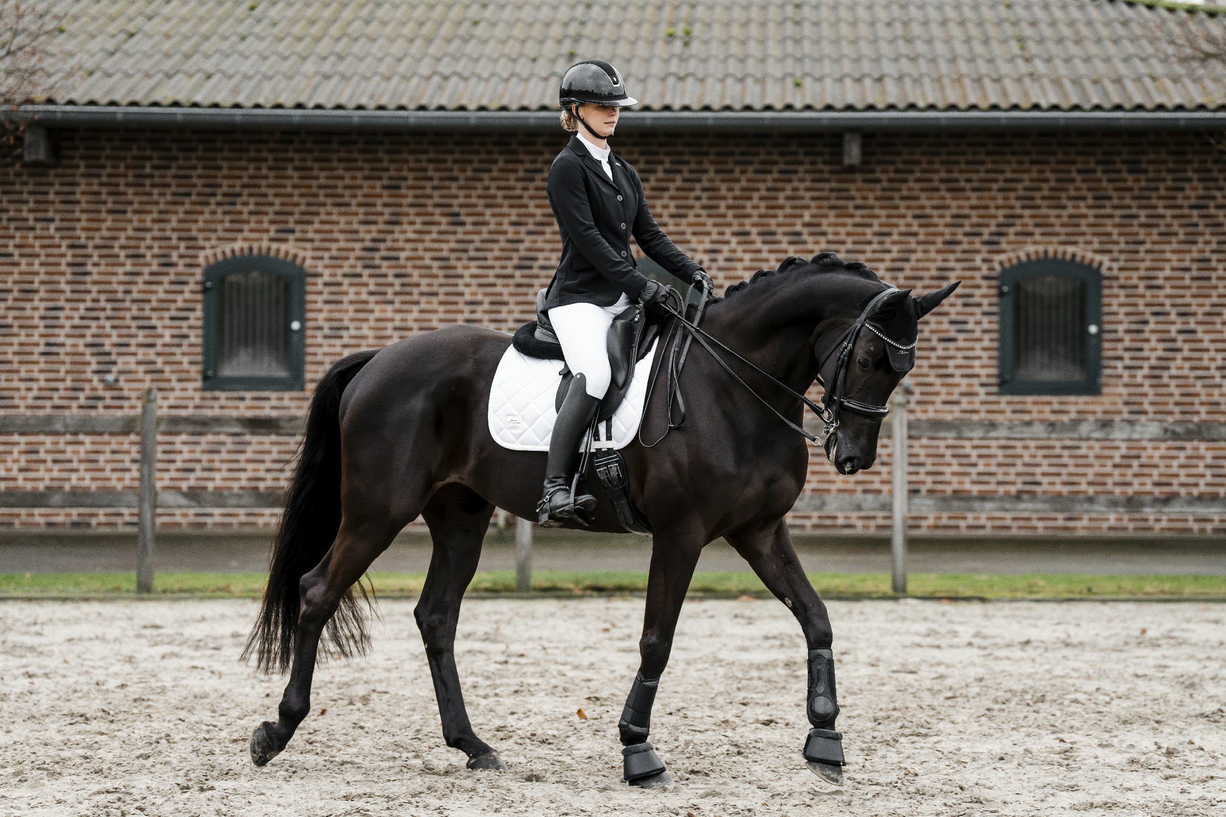 Calça Horseware AA Allora com assento completo Branco