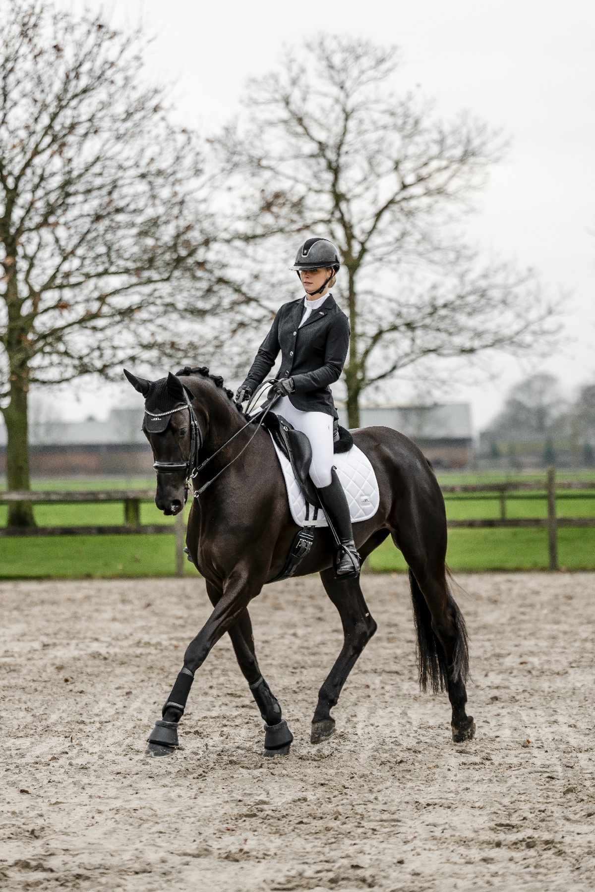 Calça Horseware AA Allora com assento completo Branco