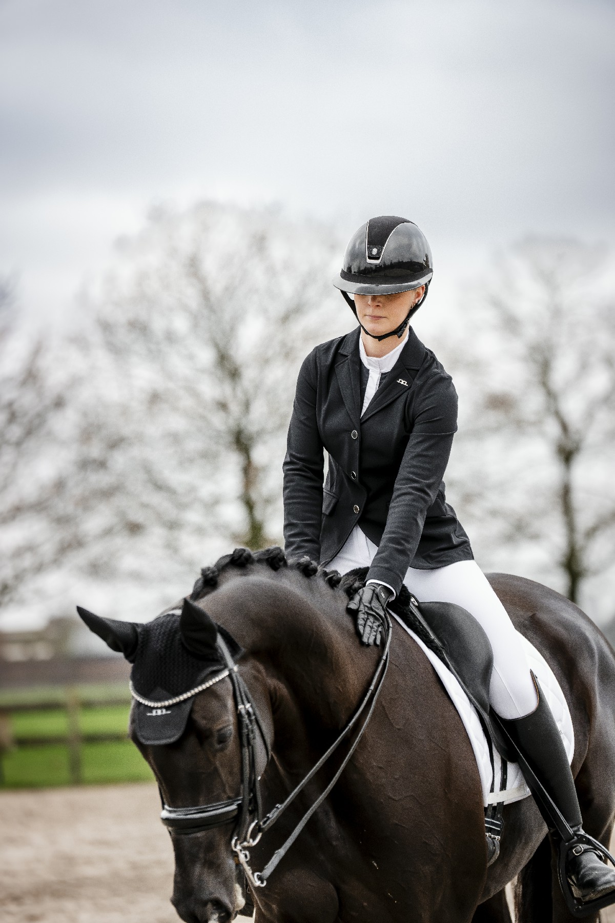 Calça Horseware AA Allora com assento completo Branco