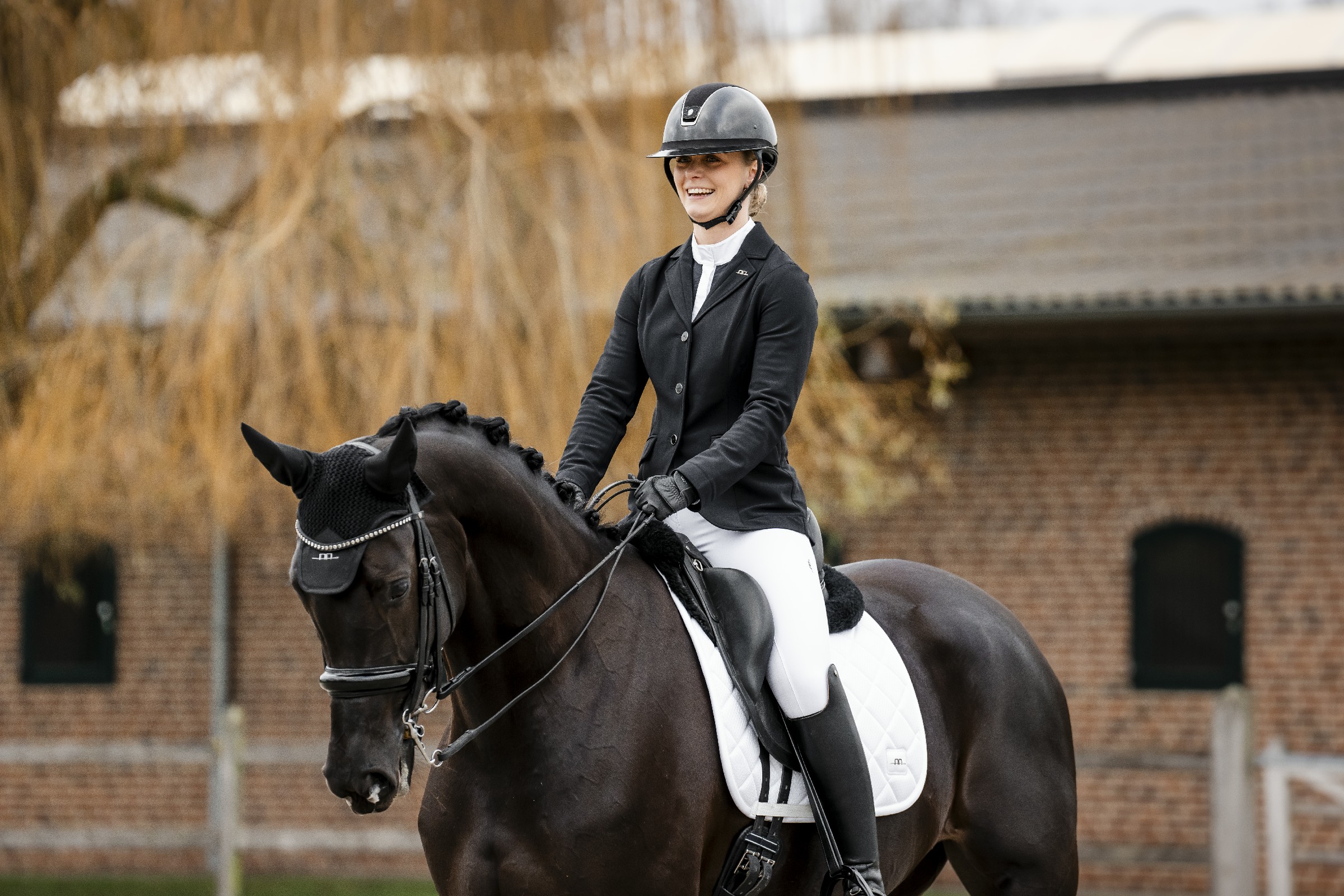 Calça Horseware AA Allora com assento completo Branco