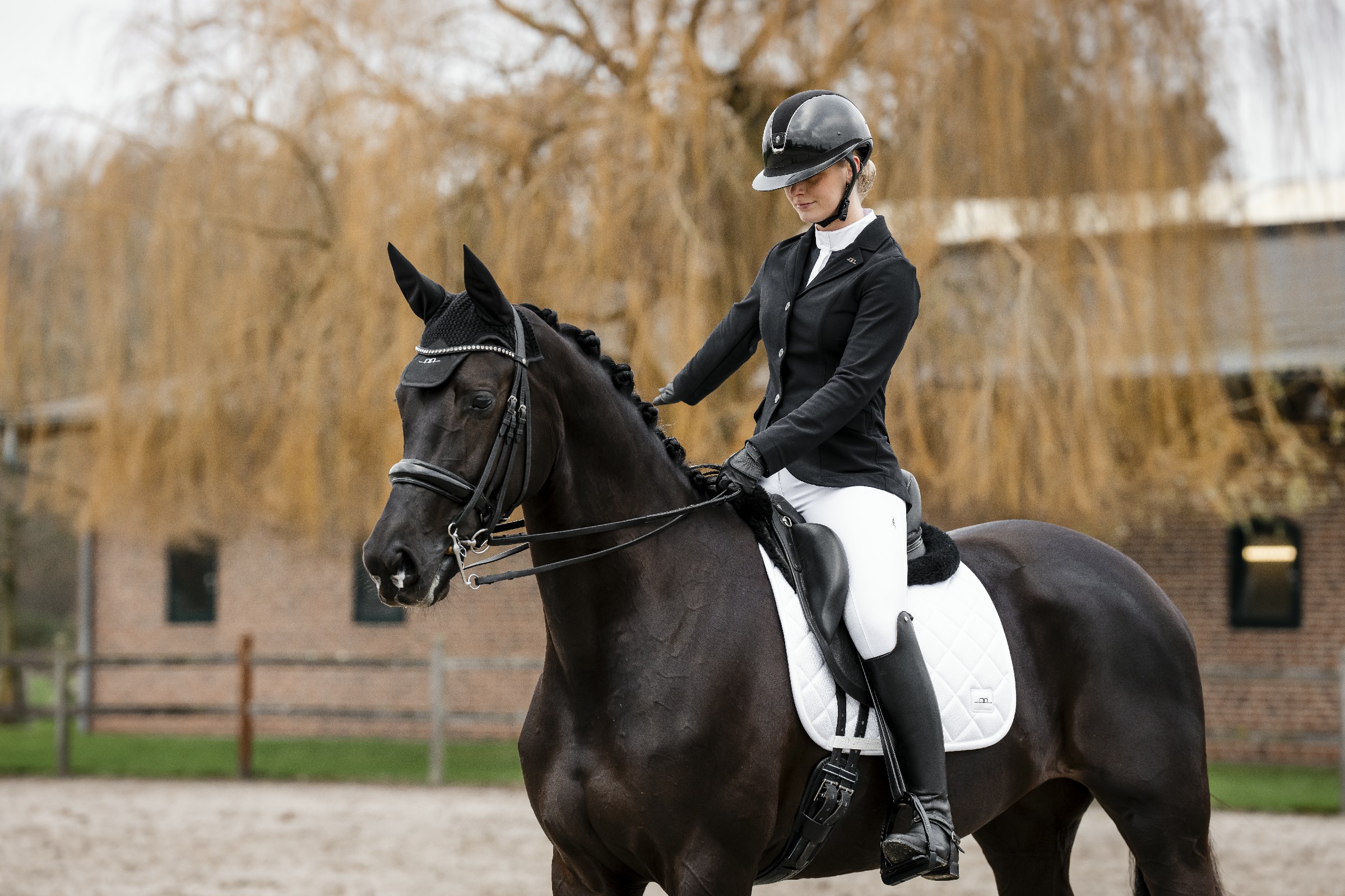Calça Horseware AA Allora com assento completo Branco