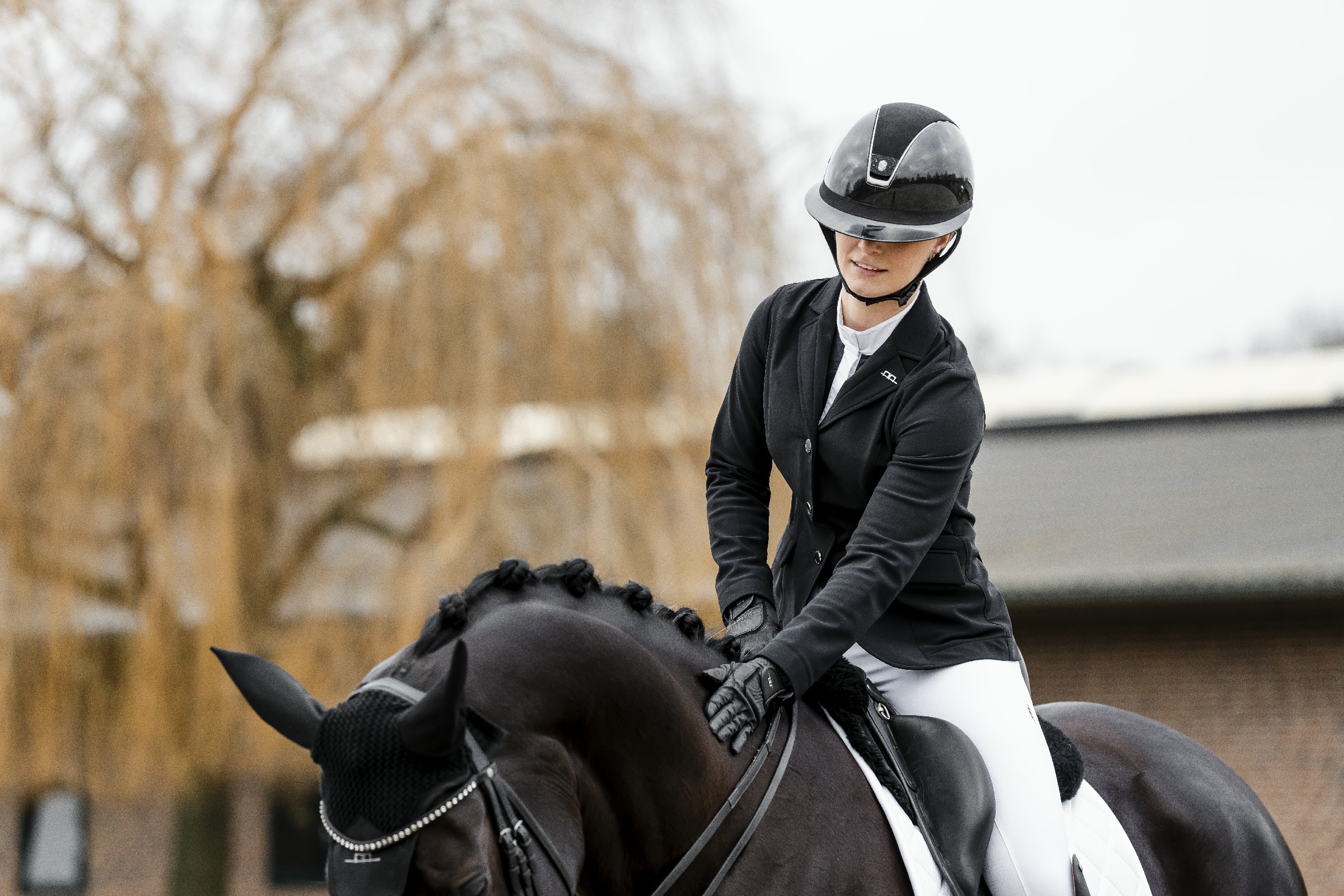 Calça Horseware AA Allora com assento completo Branco