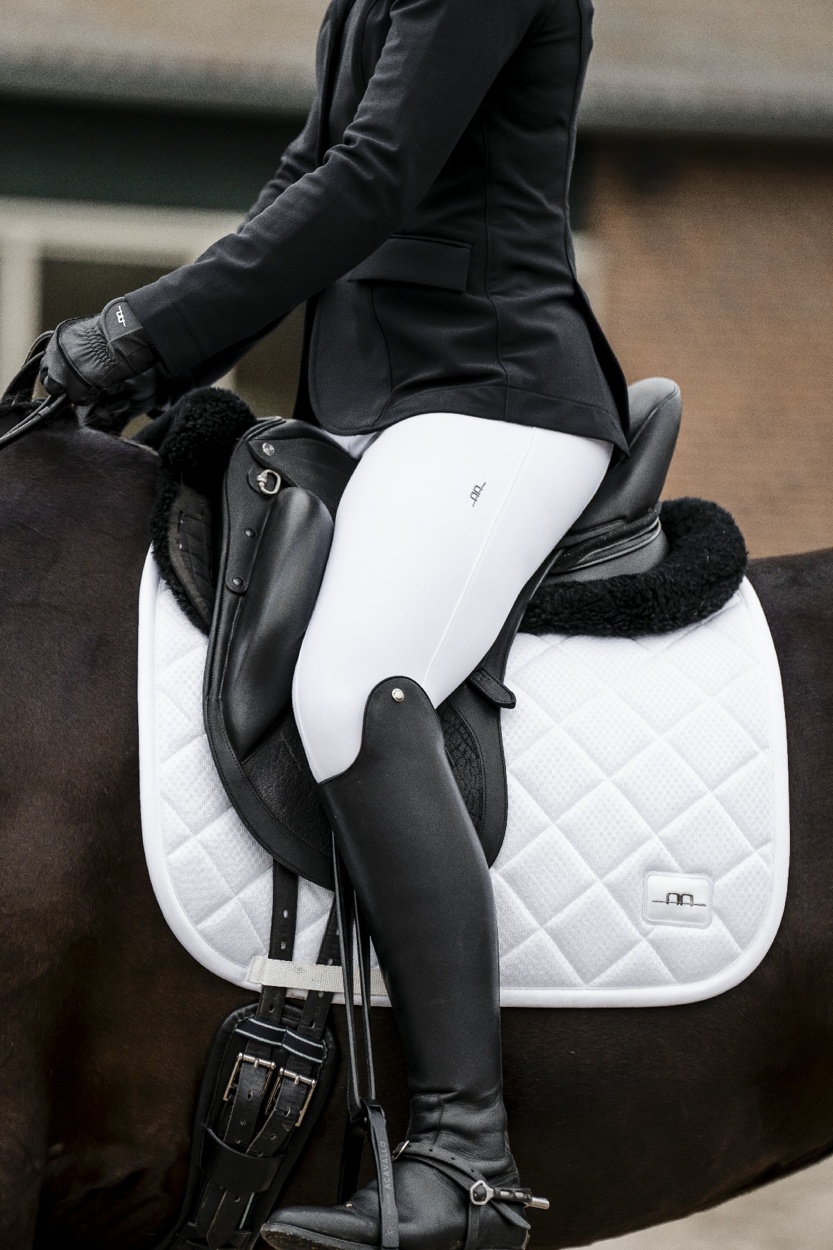 Calça Horseware AA Allora com assento completo Branco
