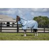 Camisa anti-moscas Horseware Amigo Bug Rug Plus - Azul céu / marinho / azul elétrico