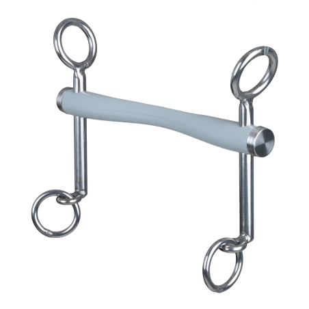 Mors de bridão Beris longo barra de conforto fina