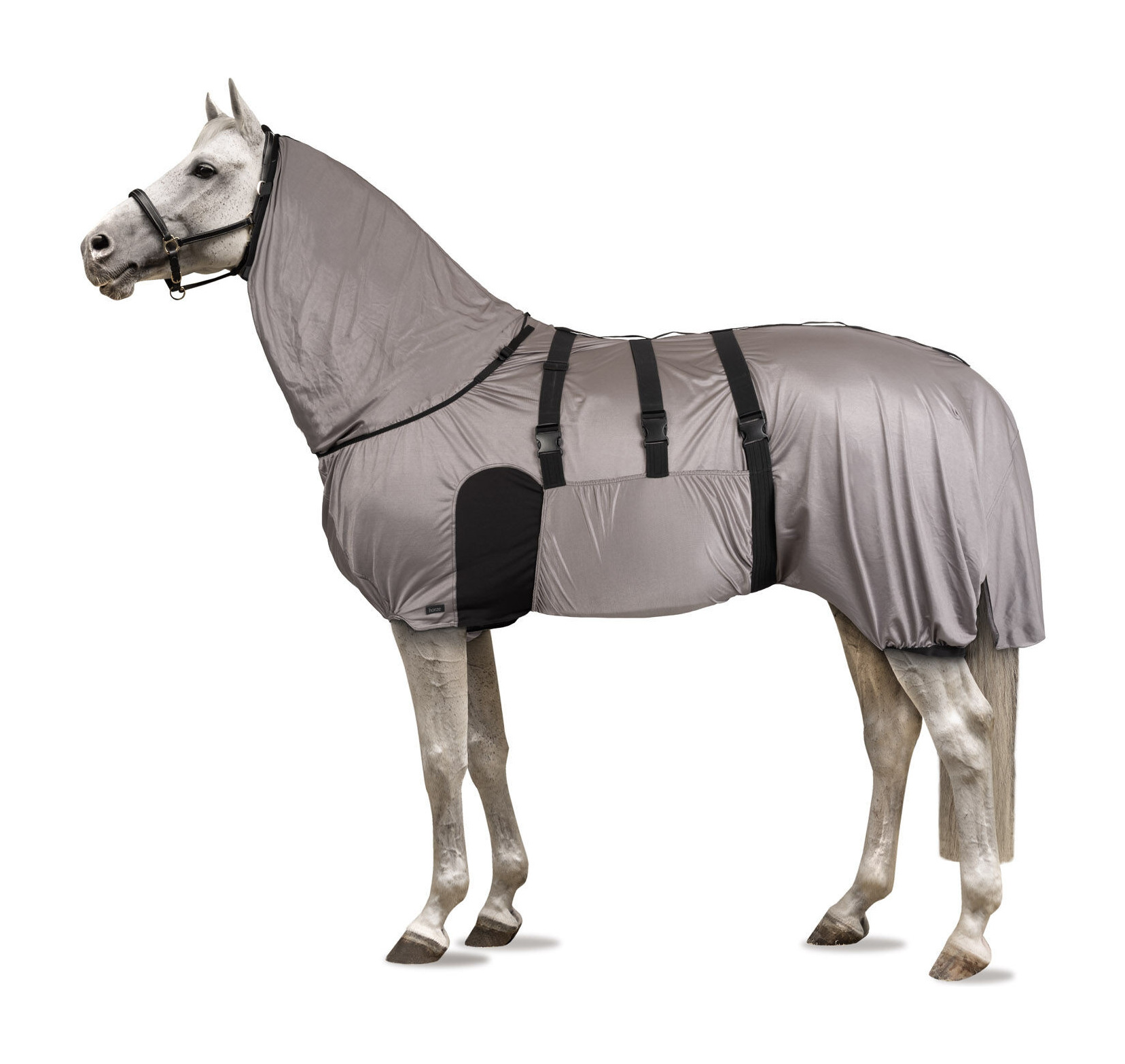 Cobertura anti eczema Horze Mountain Essence UV Cinza claro Cinzento Cobertura anti eczema Horze Mountain Essence UV Cinza claro Cinzento