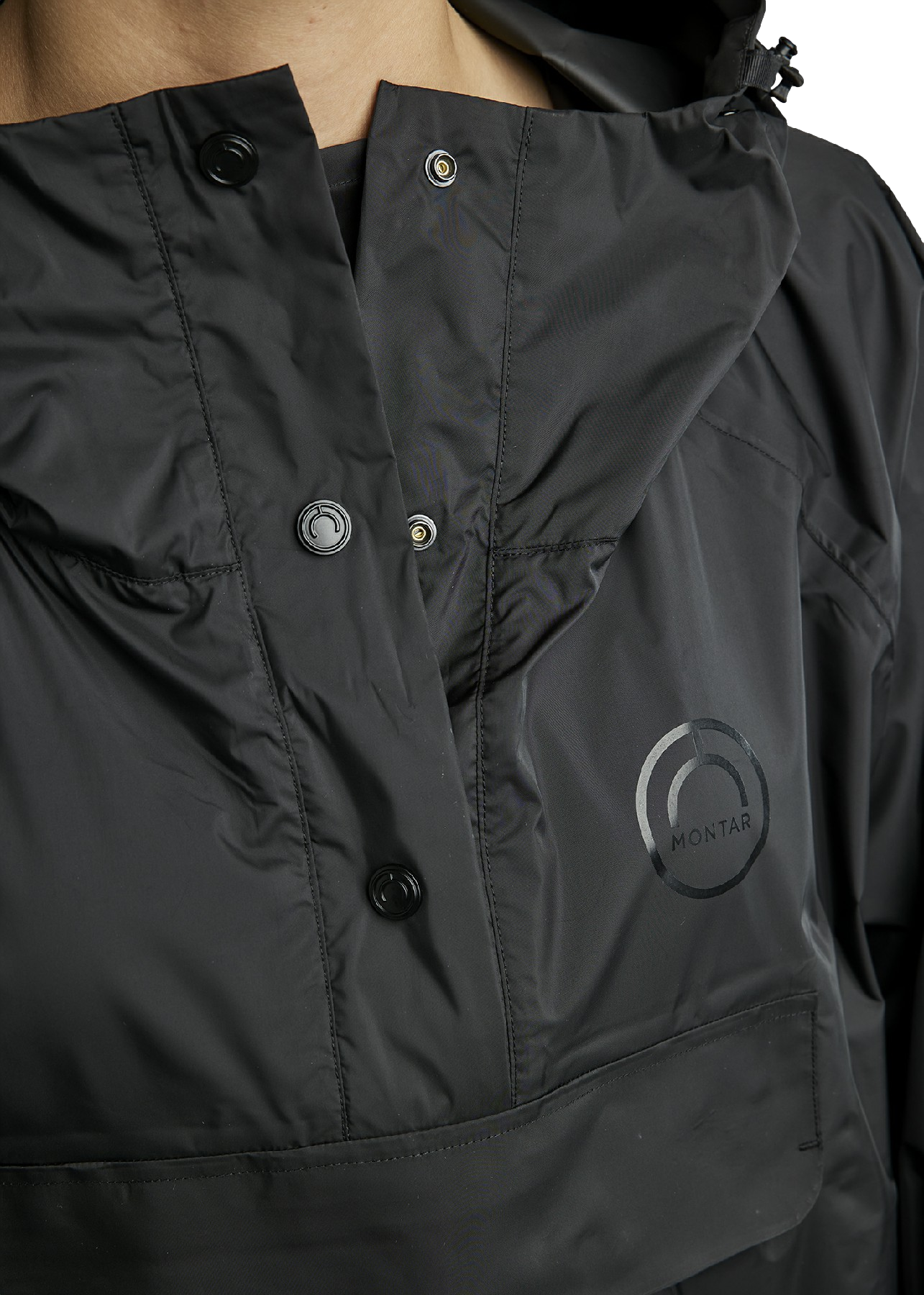 Capa impermeável longa Montar MoRianne logótipo preto