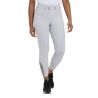 Calças de equitação com joelheiras de silicone Imogen - Cinza claro