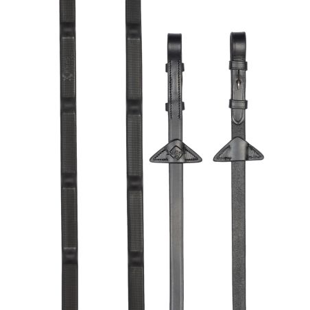 Réis de borracha LeMieux Ergo Grip