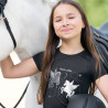 Camiseta Imperial Riding Star Sky infantil - Preto