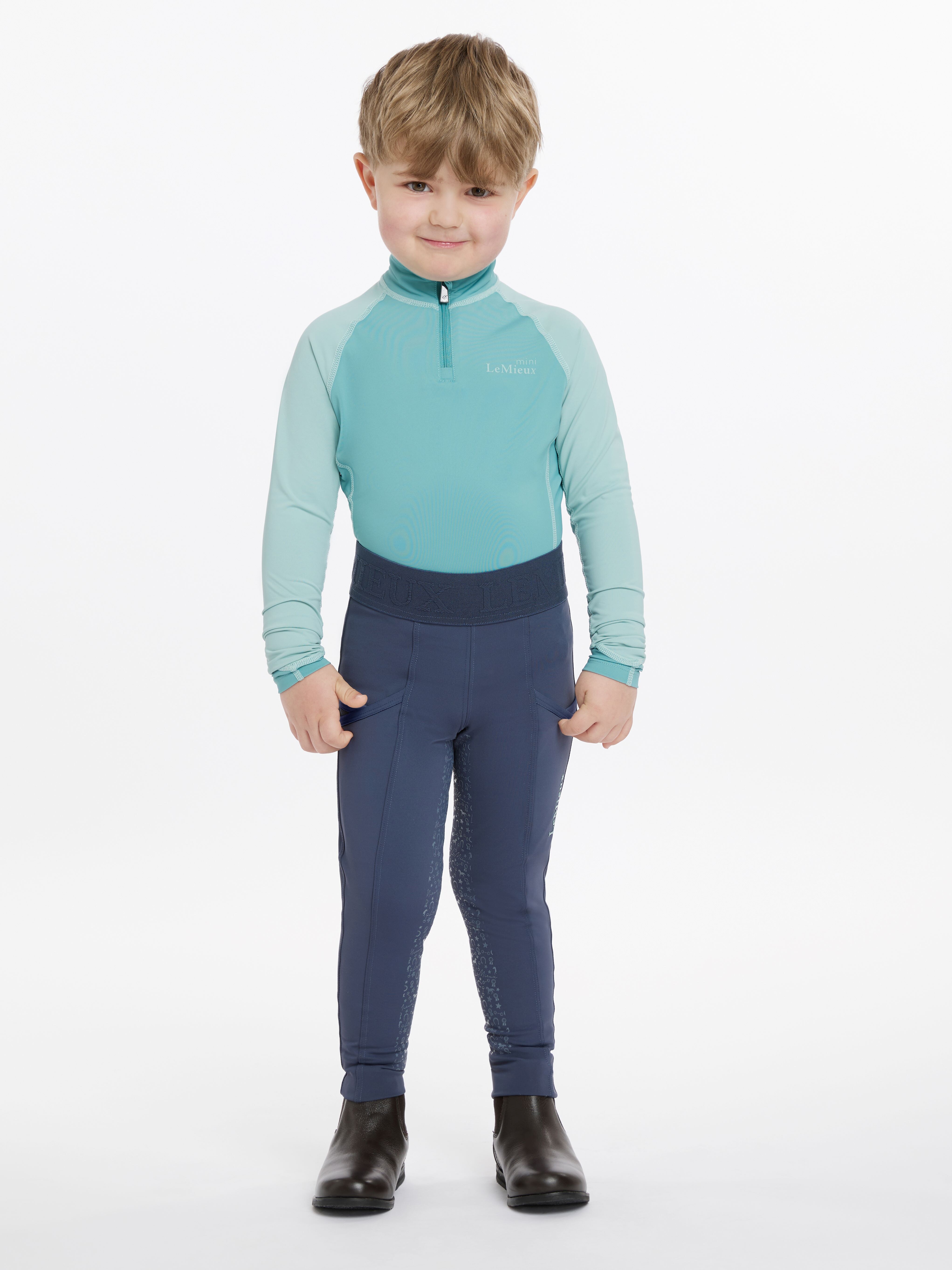 Calça Mini LeMieux Pull On Crepúsculo azul