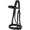 Bridão e rédeas cintos Percheron Norton - Preto