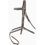 Bridão Kessel T de T cabeçada tripla com muserola cruzada