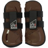 Caneleiras Norton XTR Flex com Velcro - Castanho