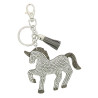 Chaveiro Equi-Kids Piaffer - Prata / preto