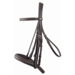 Bridão de adestramento de couro Bellini T de T