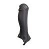 Mini chaps de couro Schubert T de T - Preto