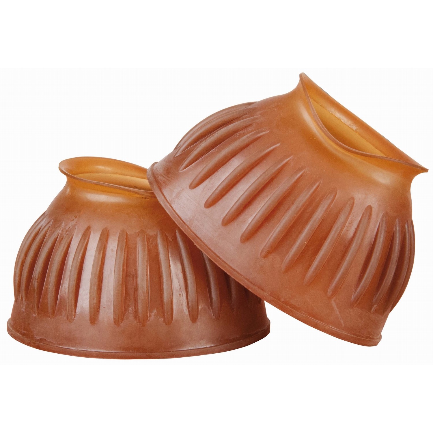 Sino fechados em borracha natural T de T Natural Castanho