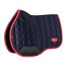 Almofada de sela mista LeMieux Loire Classic GP Square - Azul‑marinho / cranberry
